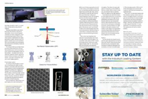 Image showing the final pages of EuroPhotonics article about additive optics by Marco de Visser Lumenworkx